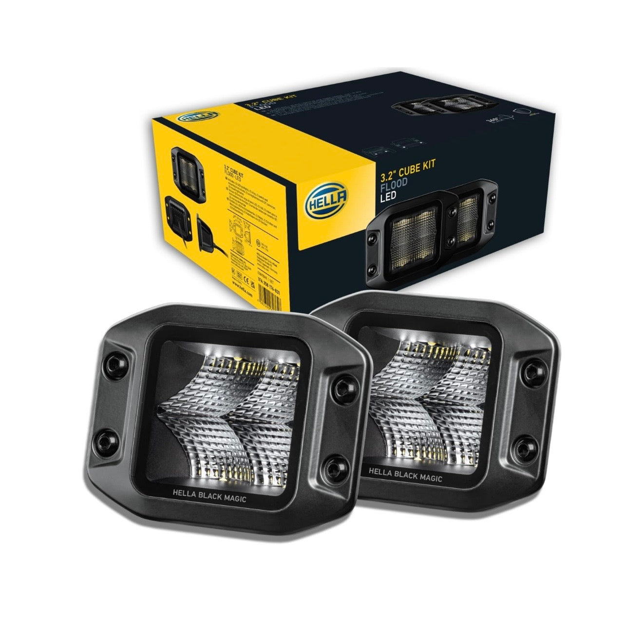 FARETTI A LED HELLA BLACK MAGIC