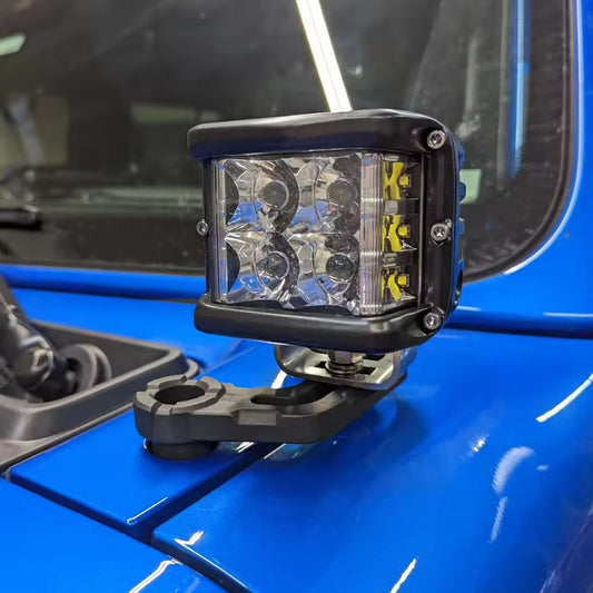SUPPORTI FARI SUPPLEMENTARI PARABREZZA JEEP WRANGLER JL