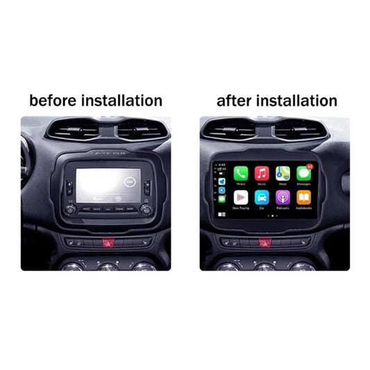 AUTO RADIO LCD 9” GPS BLUETOOTH CARPLAY ANDROID 13 2DIN TOUCH SCREEN JEEP RENEGADE 2016-2020