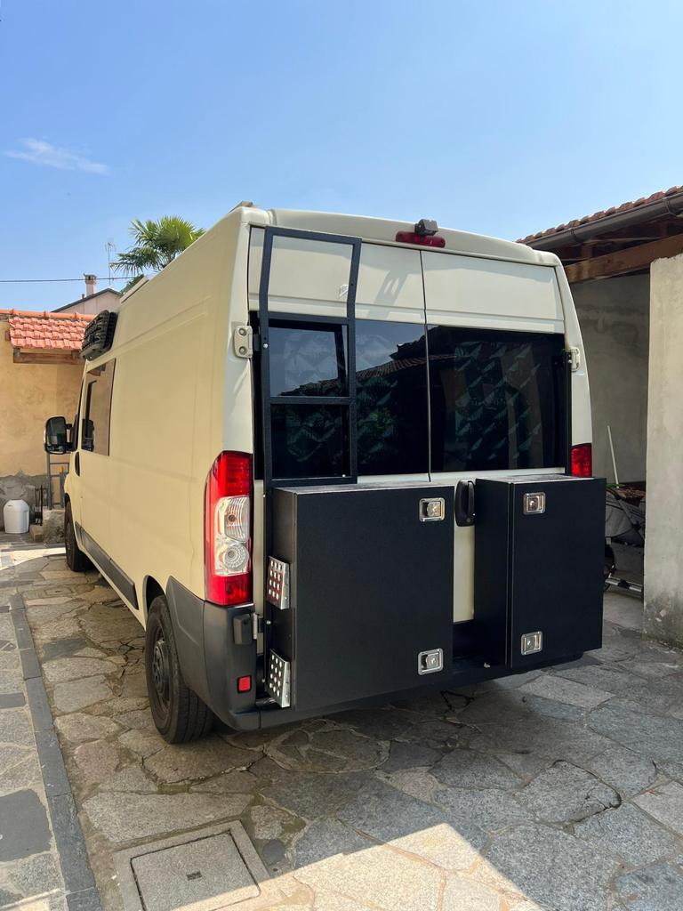 CASSONE BOX PORTA OGGETTI POSTERIORE VAN FIAT DUCATO JUMPER BOXER