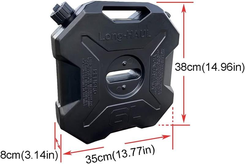 TANICA MULTIUSO IN PLASTICA NERA 6 Lt