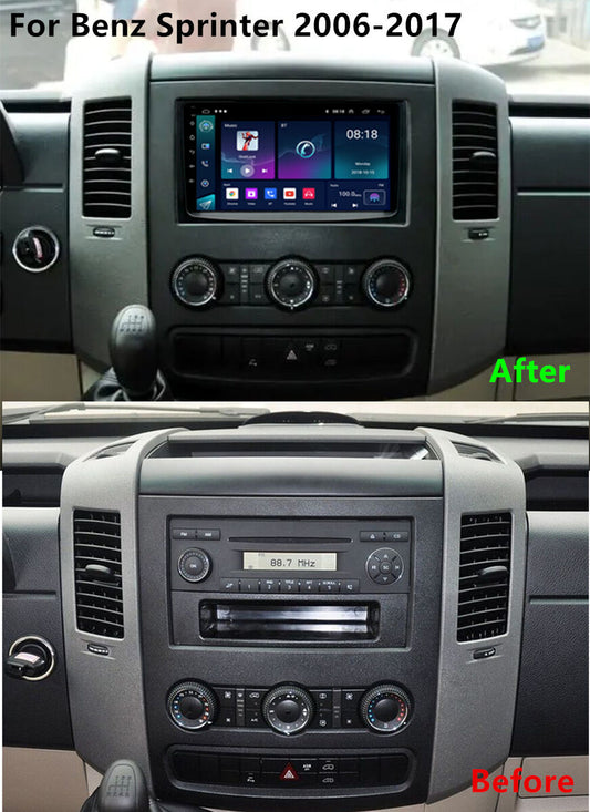 AUTO RADIO LCD 9” CARPLAY MERCEDES SPRINTER CRAFTER 2006-2016
