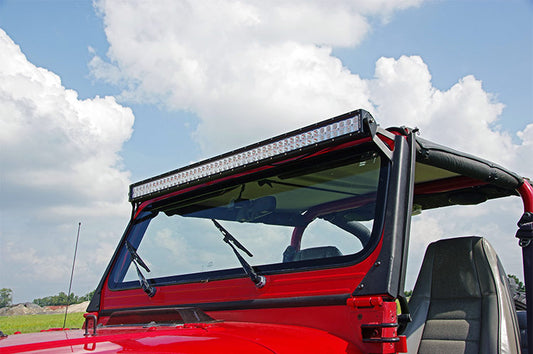 SUPPORTI BARRA A LED JEEP WRANGLER YJ