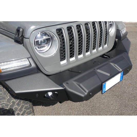 PARAURTI ANTERIORE "CHALLENGER" CON PORTA VERRICELLO OMOLOGABILE JEEP WRANGLER JL GLADIATOR JT