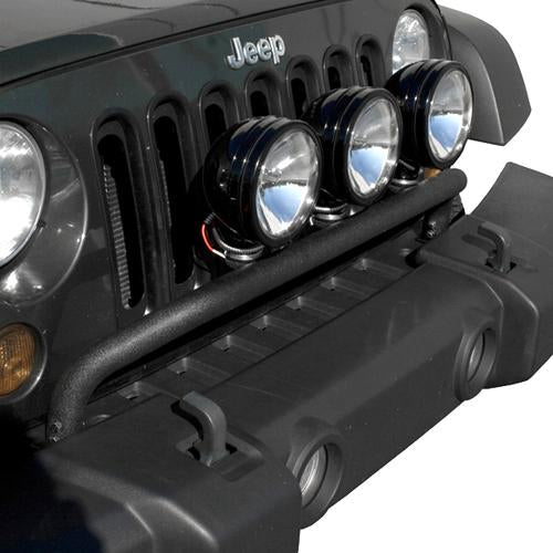 BULL BAR SUPPORTO FARI PARAURTI ANTERIORE JEEP WRANGLER JK