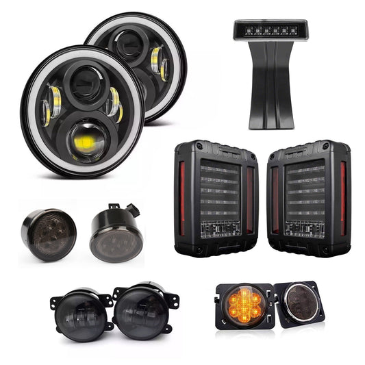 KIT FARI A LED JEEP WRANGLER JK