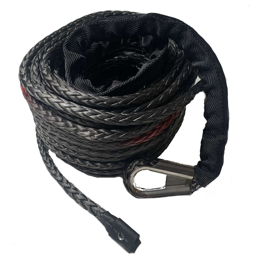 Cavo Per Verricello Sintetico 3/8"x100ft - Capacità 23000 Lbs, Nylon, Per 4WD, ATV, SUV E Barche - Foto 7